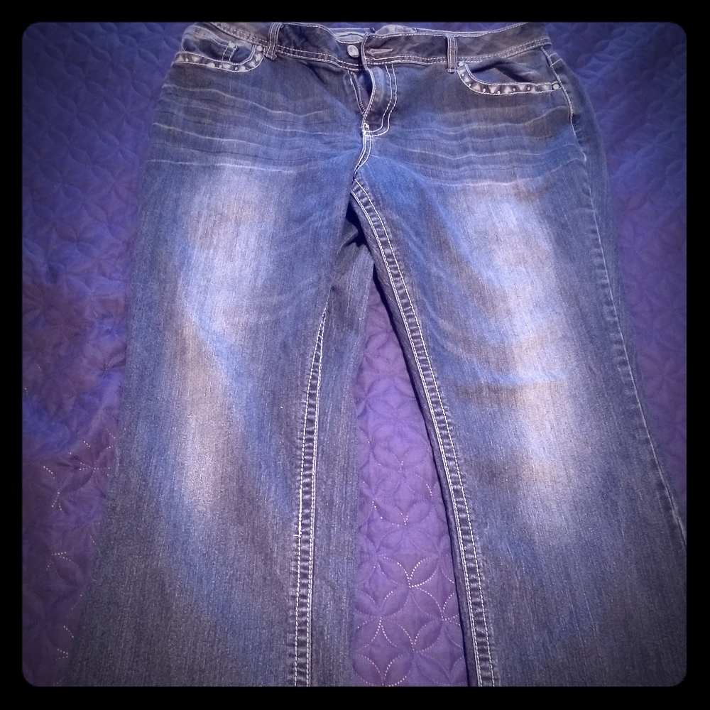 Cato embellished jeans